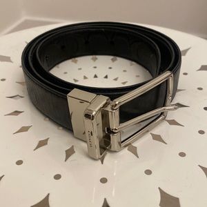 Coach genuine leather reversible belt